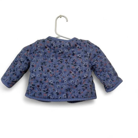 Baby B’GOSH Floral Quilted Jacket with Wooden Buttons - Picture 4 of 4